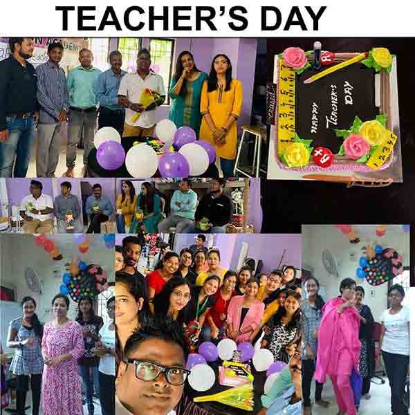 Students and faculty celebrating Teachers Day at Trytoon Academy Bhubaneswar with cultural performances, gratitude speeches, and joyful activities showcasing TRYTOONIAN 360 college events.