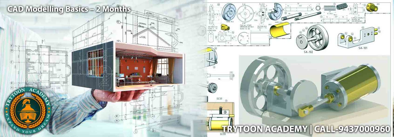 CAD Modelling Basics – 2 Months - Trytoon Aacademy - Best training ...
