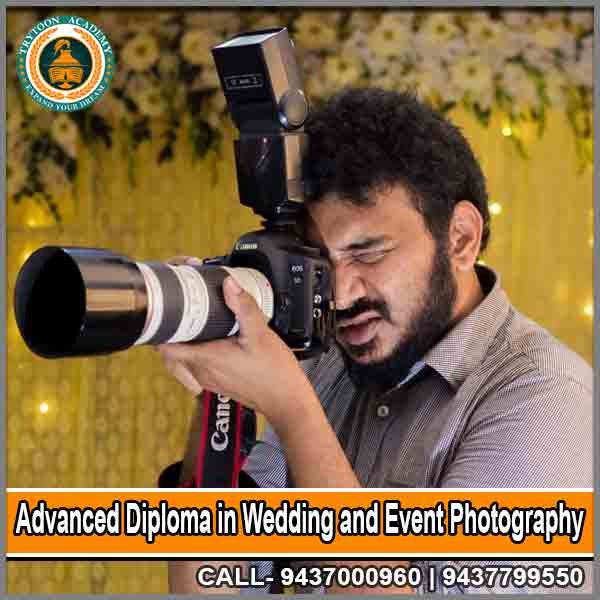 Advanced Diploma in Wedding and Event Photography Institute Course at Trytoon Academy – Professional photography training in India