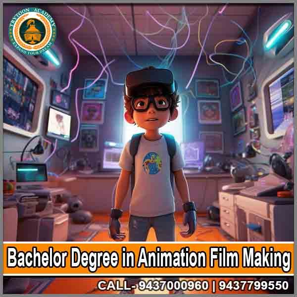 Bachelor Degree in Animation Filmmaking Course at Trytoon Academy – Learn 2D, 3D, VFX, and Creative Film Making Skills in India