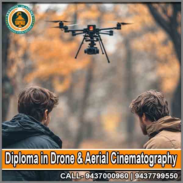 Student learning dDrone and Aerial Videography Course in Bhubaneswar at Trytoon Academy, India